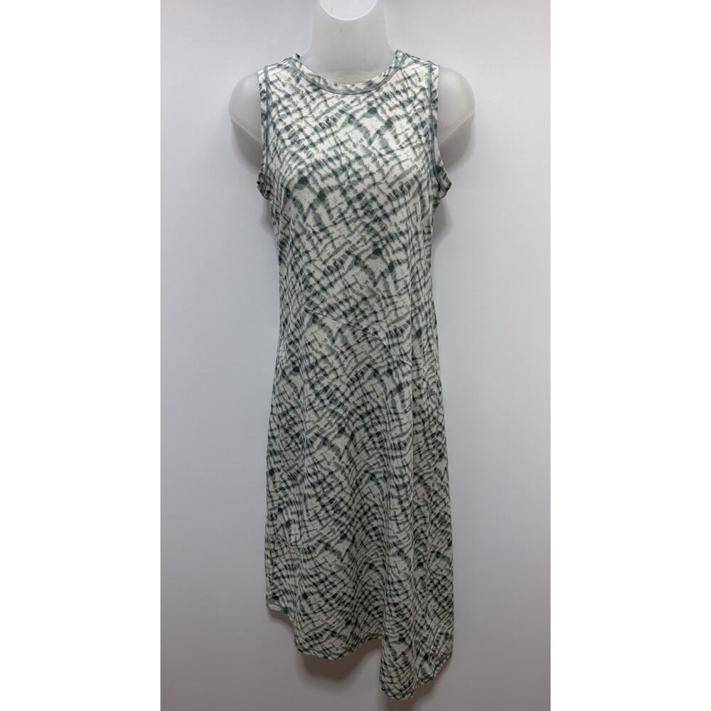 AnyBody Printed Shirbori Dress, Greenish Gray, XXS